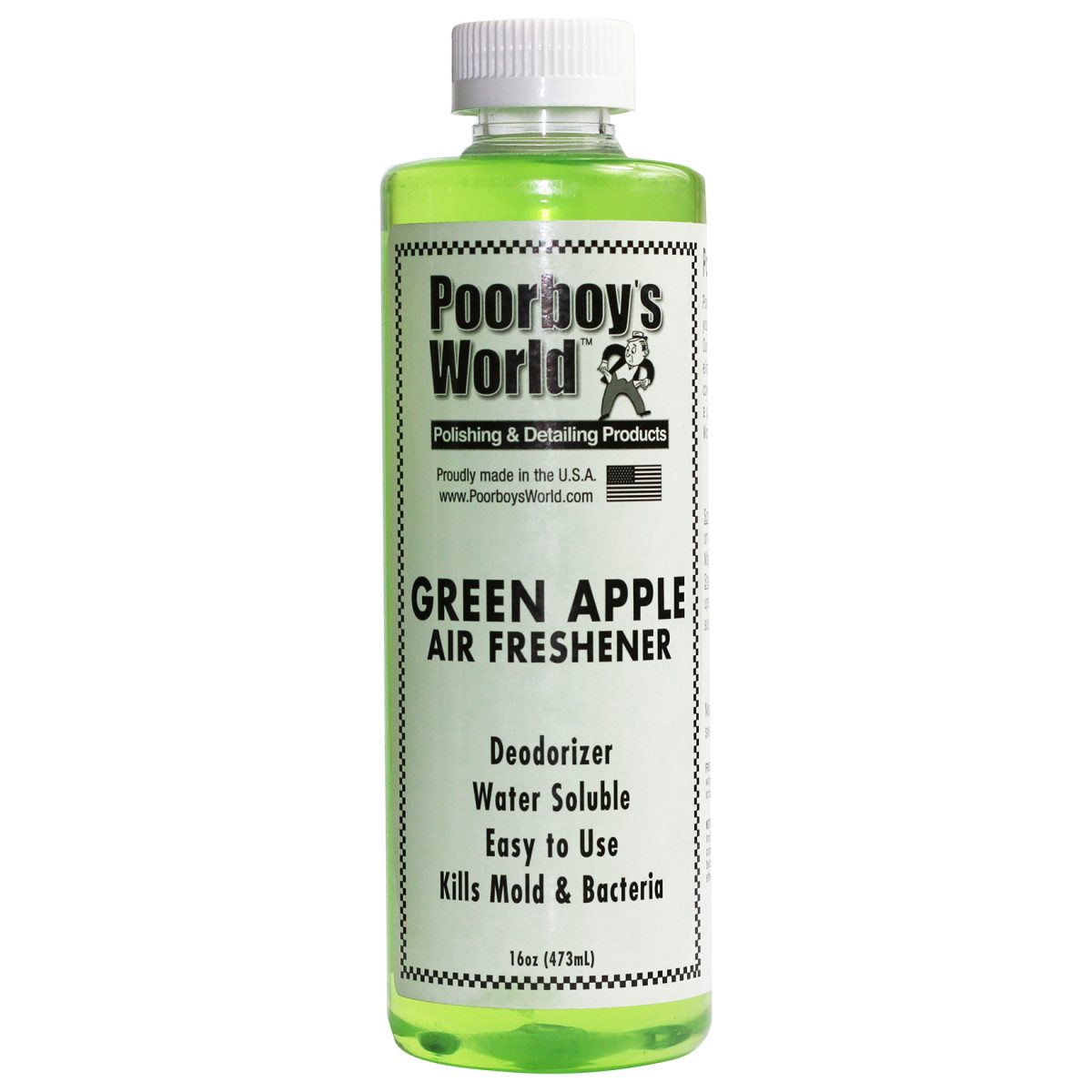 Poorboys Green Apple Air Freshener 1