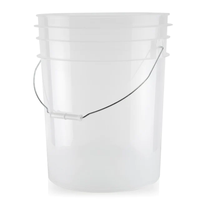 20l Clear Bucket  The Wax Pack Detailing Supplies