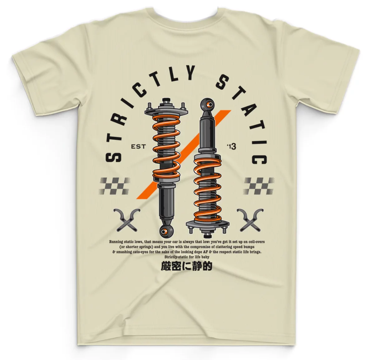 Strictly Static suspenion t shirt